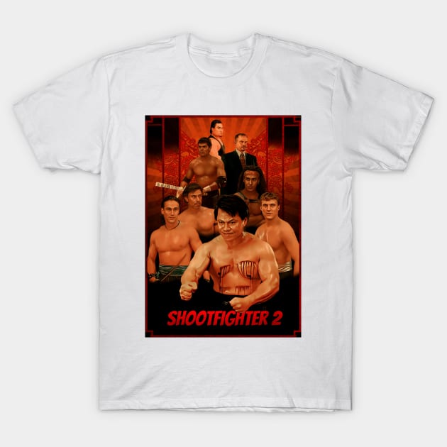 Bolo Yeung/Shootfighter 2 T-Shirt by Fantasy Brush Designs